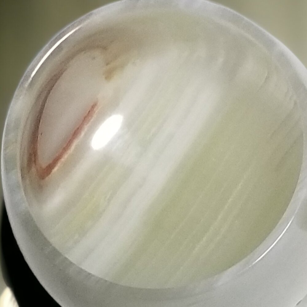 Vintage Onyx Marble Natural Stone Wine Glass Goblets- Set of Two - Picture 16 of 16